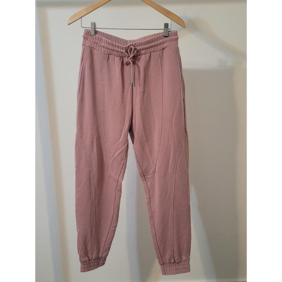 7 For All Mankind Pants - 7 FOR ALL MANKIND Women's Dusty Pink Oversized Joggers Sweatpants NWT S